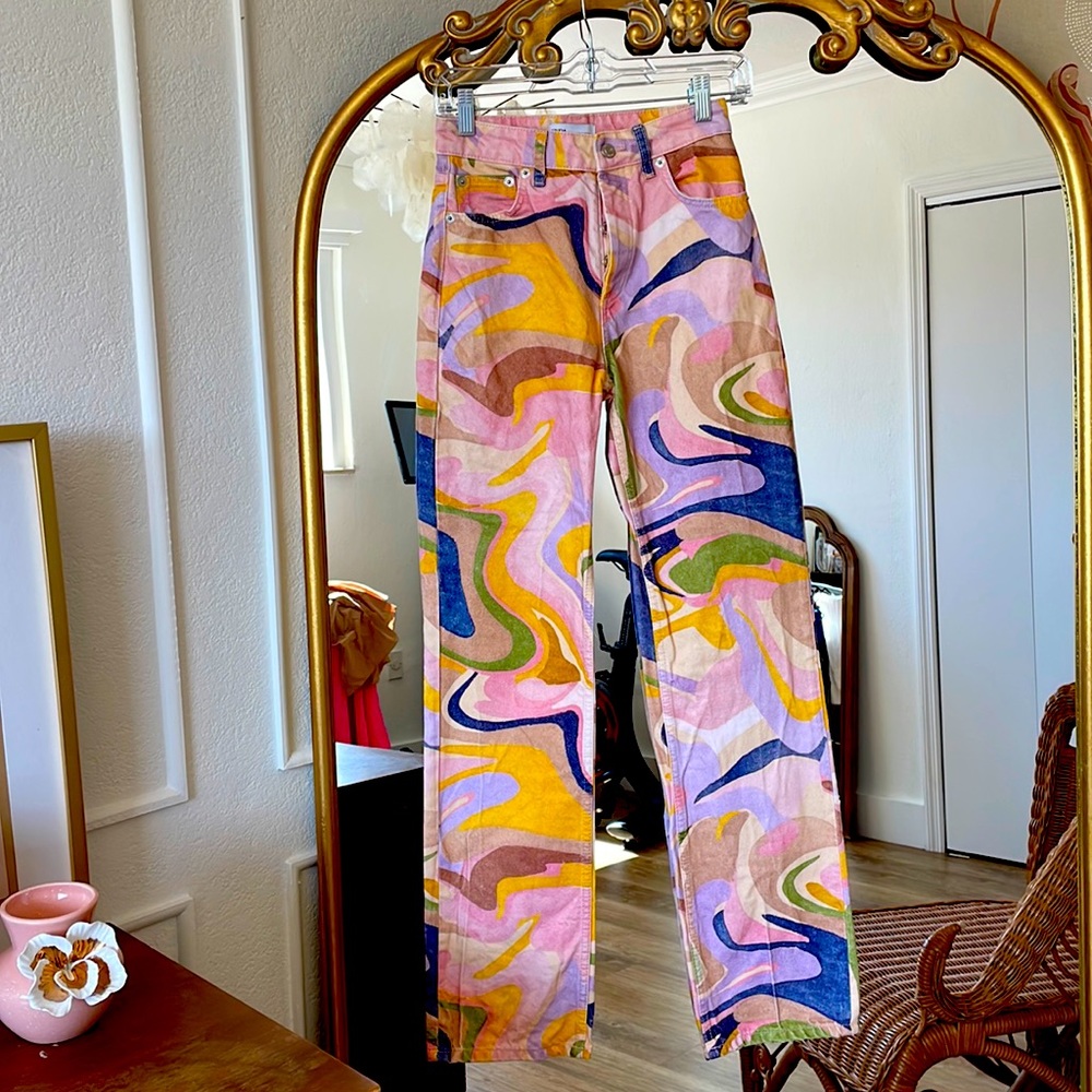 Zara straight cut jeans